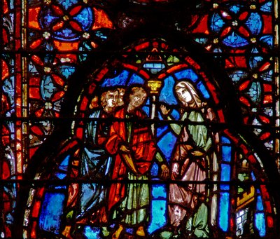 Die Prostituierte Rahab mit den Spionen. Josua II von French School