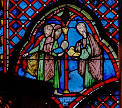 Johannes der Täufer: sein Vater Zacharias schreibt den Namen seines Sohnes von French School