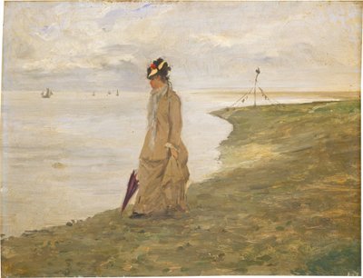 Frau am Meer von French School