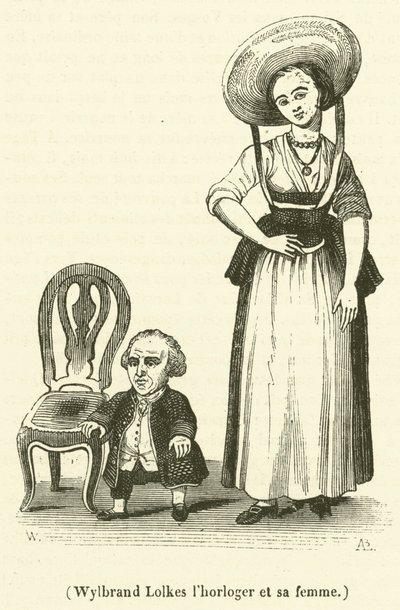Wylbrand Lolkes der Uhrmacher und seine Frau von French School