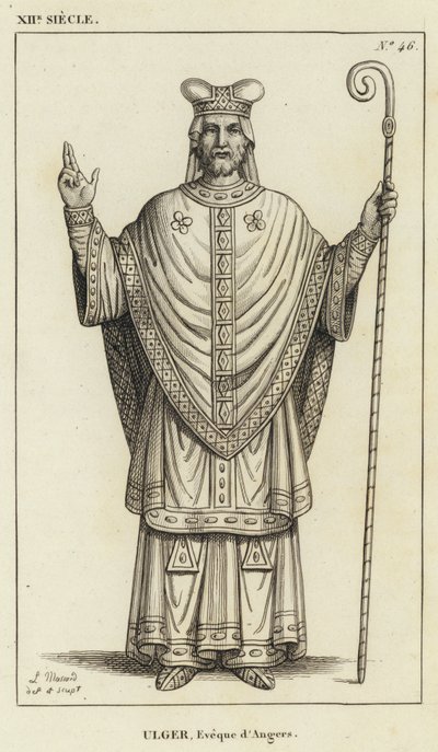 XII Jahrhundert, Ulger, Bischof von Angers von French School