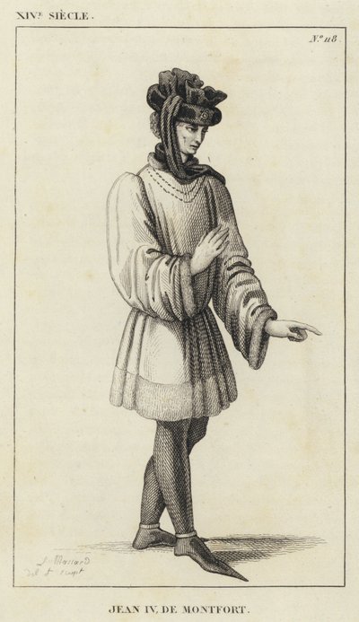 XIV Jahrhundert, Jean IV de Montfort von French School