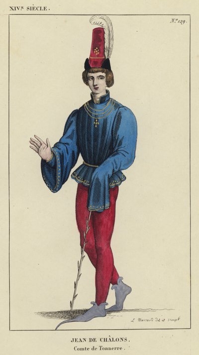 XIV. Jahrhundert, Jean de Chalons, Graf von Tonnerre von French School