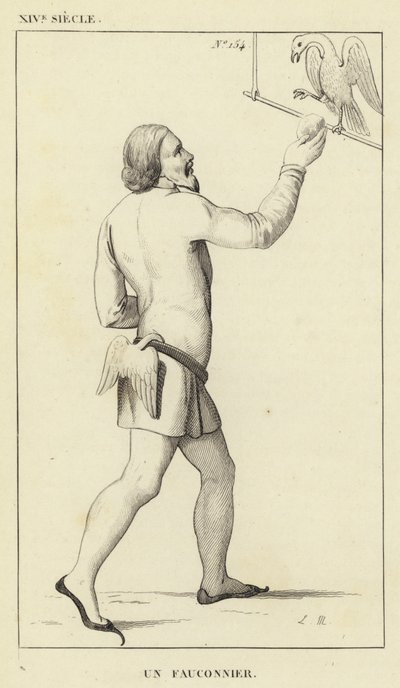 XIV Jahrhundert, Ein Falkner von French School