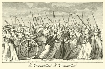 Nach Versailles! Nach Versailles! von French School