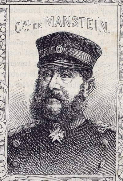 Porträt des preußischen Generals Hugo von Obernitz von French School