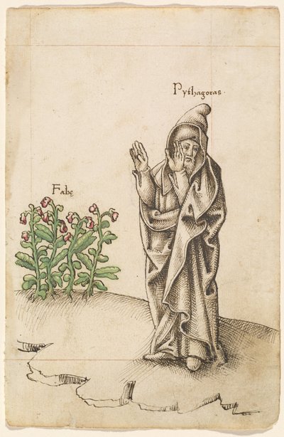 "Iss keine Bohnen" [fol. 25 recto] von French early 16th Century