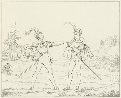 Illustration zu Goethes Faust von Friedrich August Moritz Retzsch