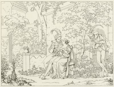 Illustration zu Goethes Faust von Friedrich August Moritz Retzsch