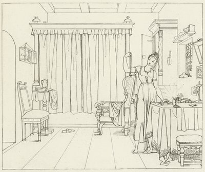Illustration zu Goethes Faust von Friedrich August Moritz Retzsch