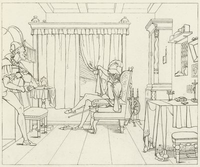 Illustration zu Goethes Faust von Friedrich August Moritz Retzsch