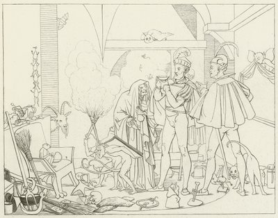 Illustration zu Goethes Faust von Friedrich August Moritz Retzsch