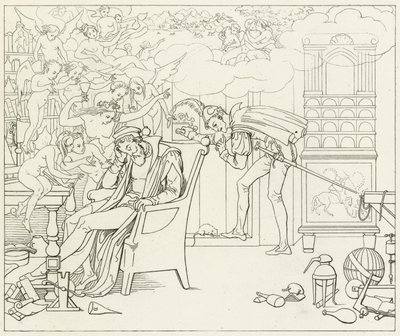 Illustration zu Goethes Faust von Friedrich August Moritz Retzsch