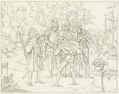 Illustration für Goethes Faust von Friedrich August Moritz Retzsch