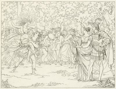 Illustration für Goethes Faust von Friedrich August Moritz Retzsch