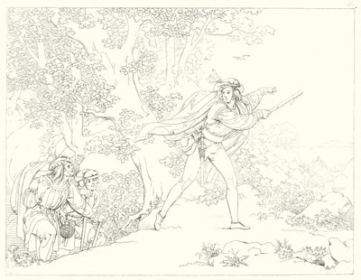 Illustration zu Schillers Lied von der Glocke von Friedrich August Moritz Retzsch
