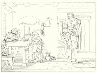Illustration für Schillers Lied von der Glocke (Gravur) von Friedrich August Moritz Retzsch