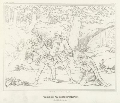 Der Sturm, Akt III, Szene 2 von Friedrich August Moritz Retzsch