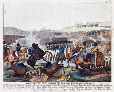 Schlacht von Ostrowno, nahe Wizebsk, am 25. Juli 1812 von Friedrich Campe