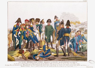 Der Tod von Marschall Duroc in der Schlacht von Bautzen, 22. Mai 1813 von Friedrich Campe