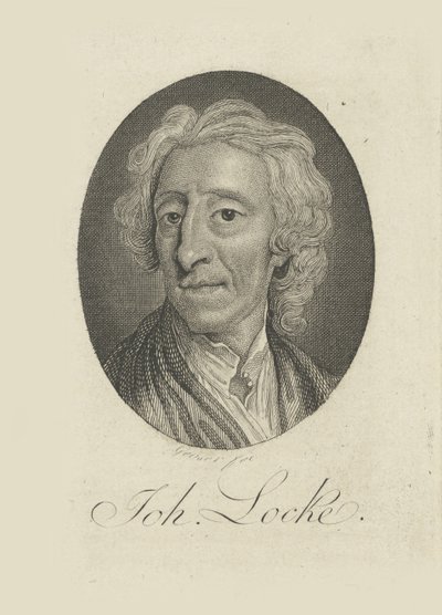 Porträt des Arztes und Philosophen John Locke 1632-1704, ca. 1770 von Friedrich Christian Gottlieb Geyser