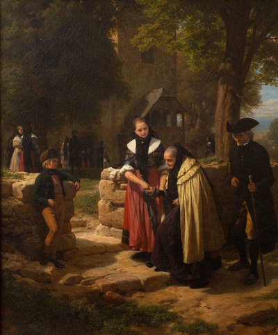 Vor der Kirche von Friedrich Eduard Meyerheim