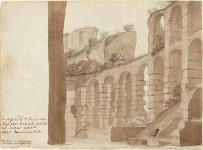 Eine Ecke des Kolosseums von Friedrich Olivier