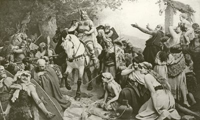 Hermanns Triumph über die Römer von Friedrich Paul Thumann