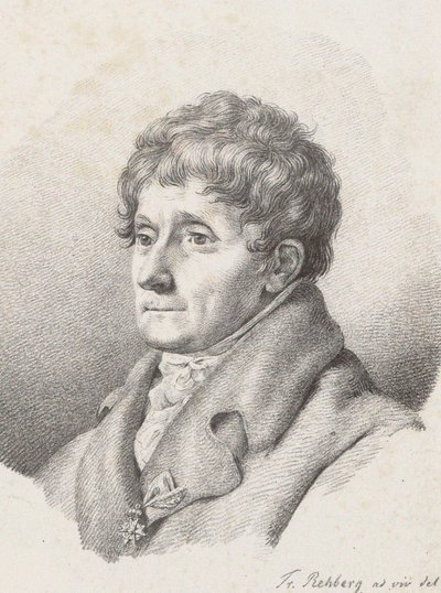 Porträt des Komponisten Antonio Salieri 1750-1825, 1821 von Friedrich Rehberg