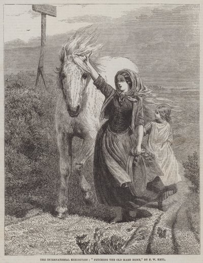 Die alte Stute nach Hause bringen von Friedrich Wilhelm Keyl