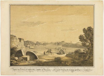 Ruinen des Tempels des Jupiter in Agrigent von Friedrich von Gärtner