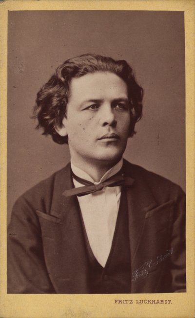 Porträt des Komponisten Anton Rubinstein 1829-1894, ca. 1870 von Fritz Luckhardt