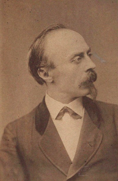 Porträt des Komponisten Hans von Bülow, ca. 1875 von Fritz Luckhardt