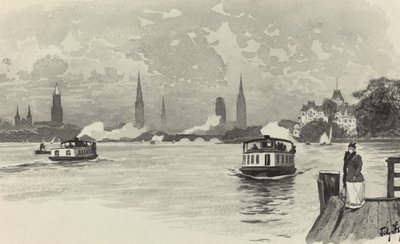 Außenalster von Fritz Stoltenberg
