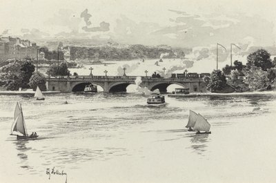 Lombardsbrücke von Fritz Stoltenberg