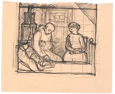 Und als der alte Mann vor Kälte zitterte... von Fritz Syberg