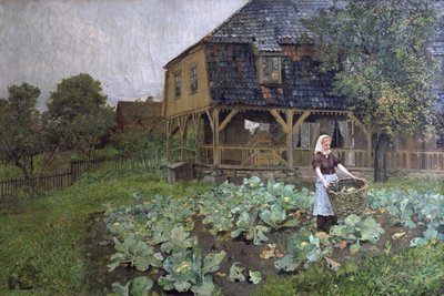 Das Herrenhaus auf Grunerloekka von Fritz Thaulow