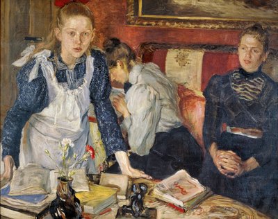 Der Unterricht von Fritz von Uhde