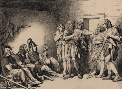 Die Einladung der Waräger, 1839 von Fyodor Antonovich Bruni