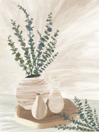 Serene Eukalyptus-Arrangement von GIovanna Gil Alves
