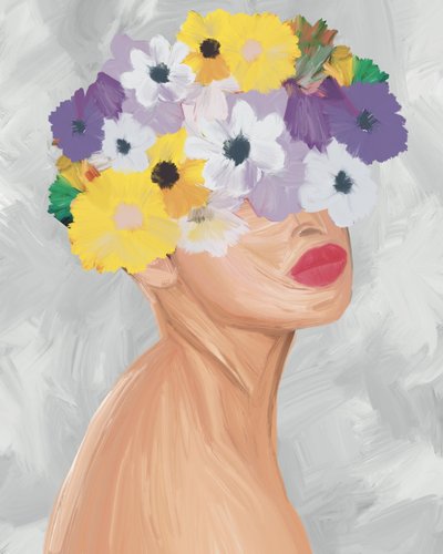 Lebendige Blumenkrone von GIovanna Gil Alves