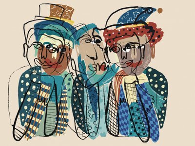Verspielte abstrakte Figuren von GIovanna Gil Alves