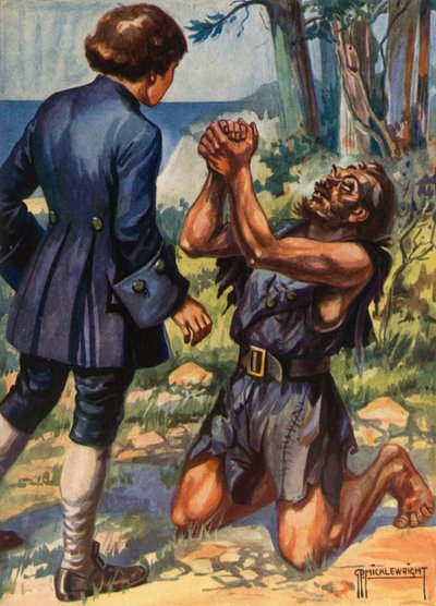 Illustration für Treasure Island von Robert Louis Stevenson von G.P. Micklewright