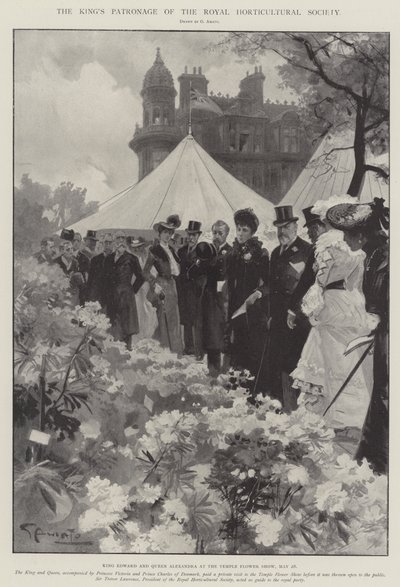 Die königliche Schirmherrschaft der Royal Horticultural Society von G.S. Amato