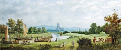 Glorreicher Sommer, Gloucester vom Nordwesten, 1879 von G. F. Walton