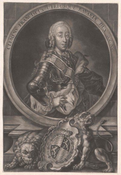 Bodenehr nach Michael - Clemens Franz von Bayern von Gabriel Bodenehr the Younger