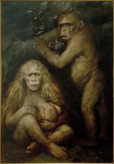 Pithecanthropus alalus von Gabriel Cornelius Ritter von Max