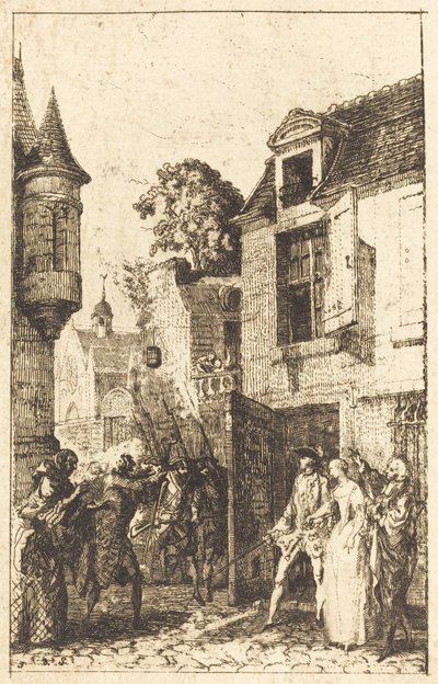 Man denkt nie an alles von Gabriel Jacques de Saint Aubin