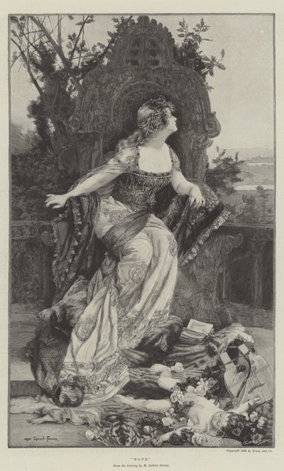 Hoffnung von Gabriel Joseph Marie Augustin Ferrier