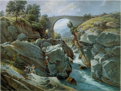 Ponte Brolla bei Locarno von Gabriel Lory